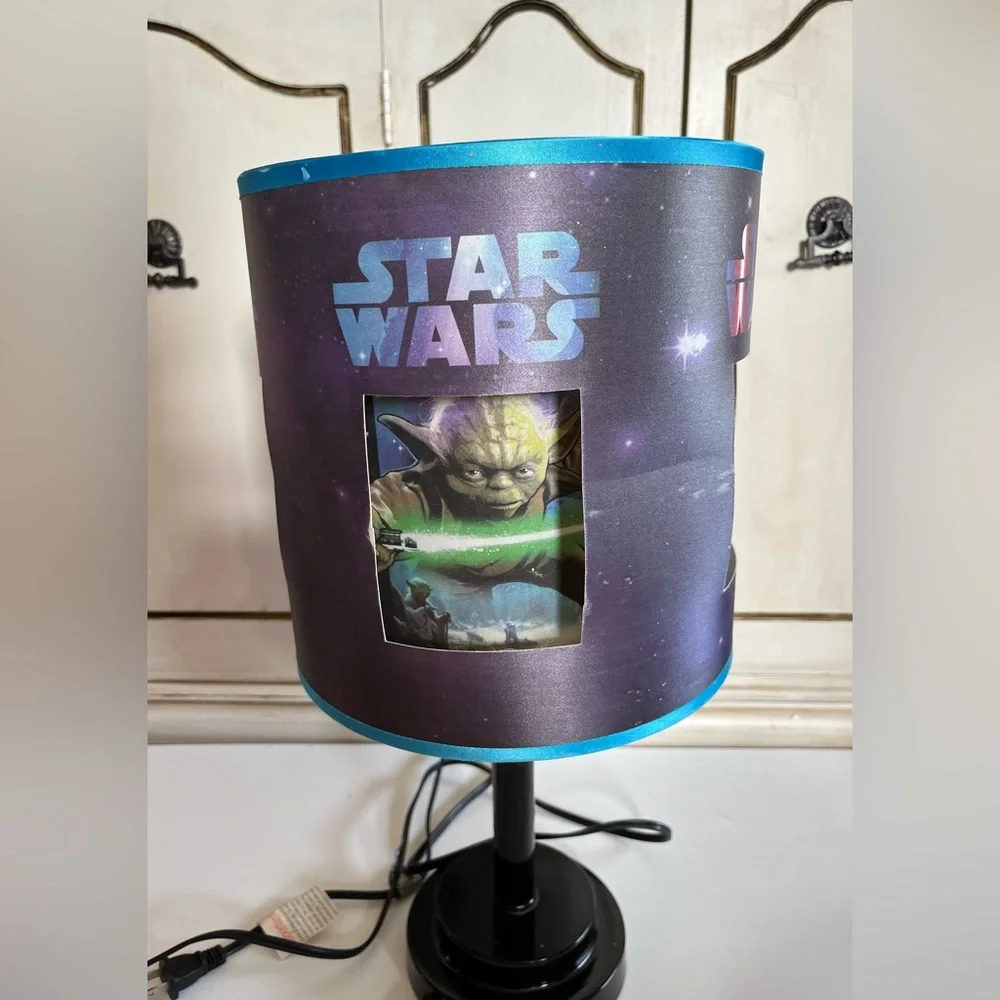 Star Wars Darth Vader, Yoda, Storm Troopers Double Shade Die Cut Table Lamp